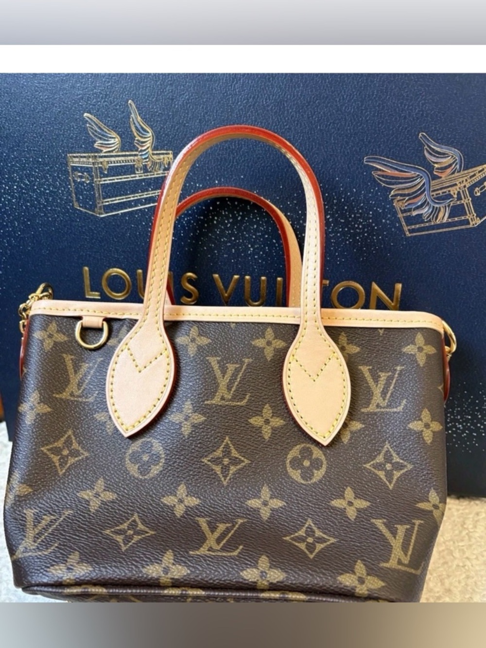 100% Authentic Brand New Louis Vuitton Neverfull BB Monogram Tote Bag - Picture 7 of 12
